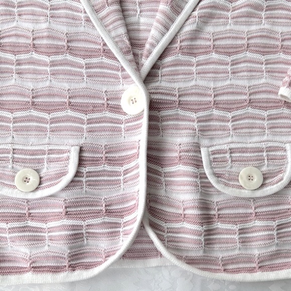 Luisa Spagnoli size M Cotton Sweater Blazer - Picture 7 of 16